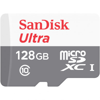 Карта памяти SanDisk Ultra microSDXC UHS-I 128Gb 100MB/s 