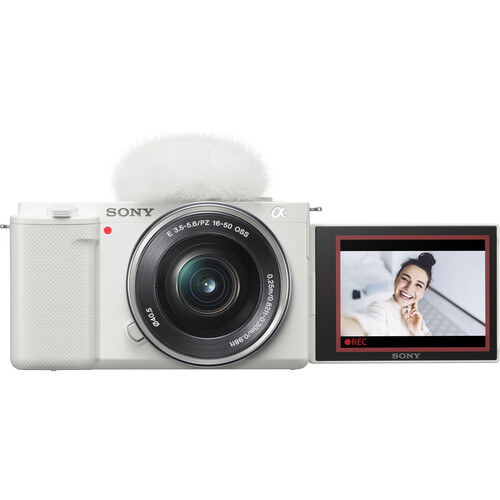 Фотоаппарат Sony ZV-E10 kit 16-50mm белый рус меню