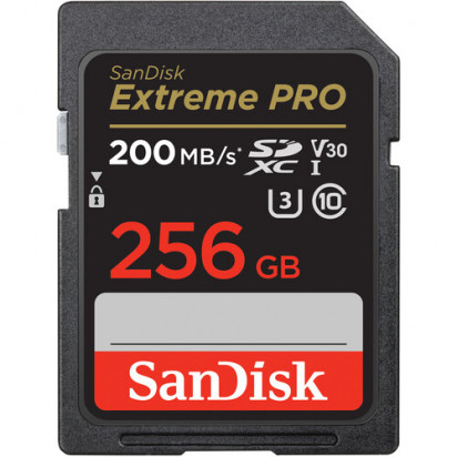 Карта памяти SanDisk Extreme Pro SDXC UHS-I 256Gb 200MB/s