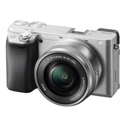 Фотоаппарат Sony Alpha A6400 kit 16-50mm серебристый рус меню