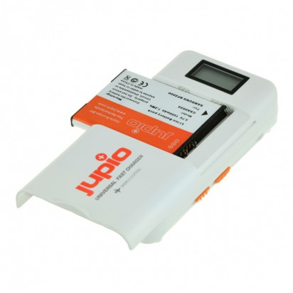 Универсальное ЗУ Jupio с дисплеем для зарядки Li-ion + AA / AAA + 2.1 Ah USB