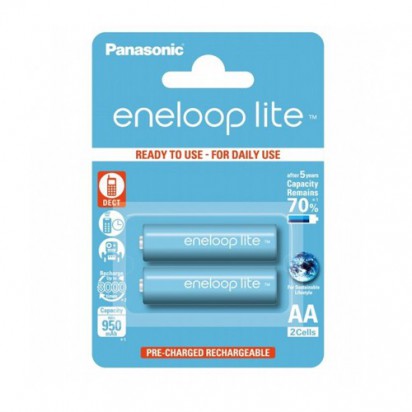 Аккумуляторы Panasonic Eneloop Lite AA 950mAh 2BP (BK-3LCCE/2BE) 2 шт