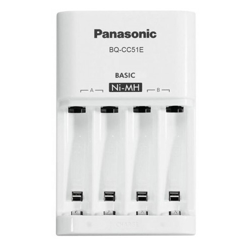 ЗУ Panasonic Basic (BQ-CC51E) на 2 или 4 аккумулятора типа АА/ААА