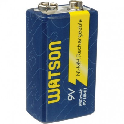 Аккумуляторы Watson 9V Rechargeable NiMH Battery (250mAh)