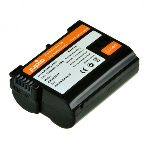 Jupio Value Pack: 2x Battery EN-EL15(A) 1700mAh + USB Dual Charger