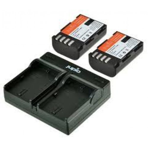 Jupio Kit: 2x Battery DMW -BLF19E + USB Dual Charger для Panasonic