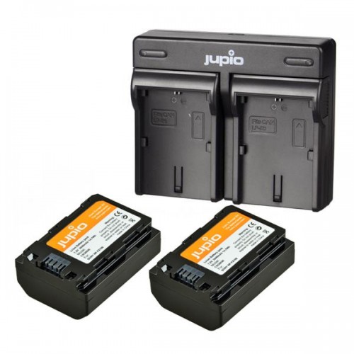Jupio Kit: 2x NP-FZ100 2040 mAh + USB Dual Charger