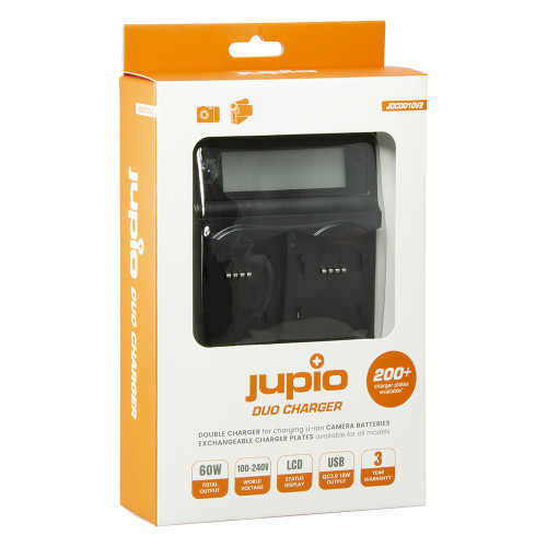 Двойное зарядное устройство Jupio для Canon BP-808/BP-809/BP- 819/BP-827/BP-820/BP-828