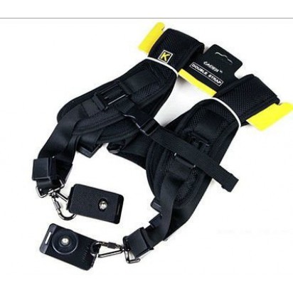 Плечевой ремень  Professional Double Shoulder Belt Strap for 2 cameras SLR DSLR