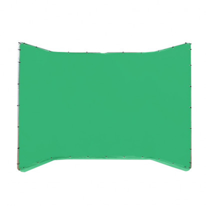 Складной фоновый комплект E-IMAGE MB42 зеленого цвета ​2,4x4 м