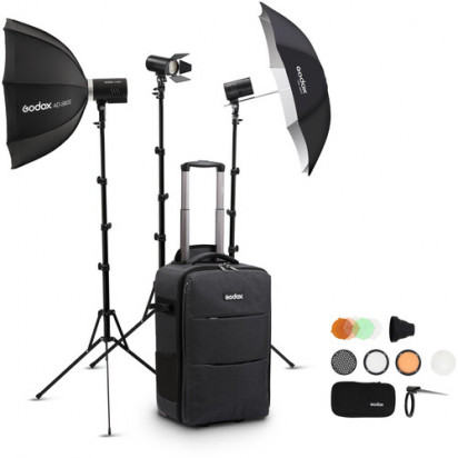 Комплект студийного оборудования Godox AD100Pro и AD300Pro 3-Light Kit