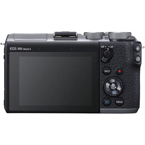 Фотоаппарат Canon EOS M6 Mark II kit EF-M 15-45mm (серебристый)