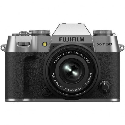 Фотоаппарат Fujifilm X-T50 15-45mm f/3.5-5.6 серебристый