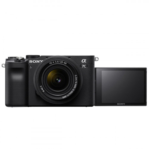 Фотоаппарат Sony Alpha A7C kit 28-60mm f/4-5.6 черный рус меню
