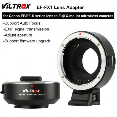 Переходник Viltrox EF-FX1 с Canon на Fujifilm