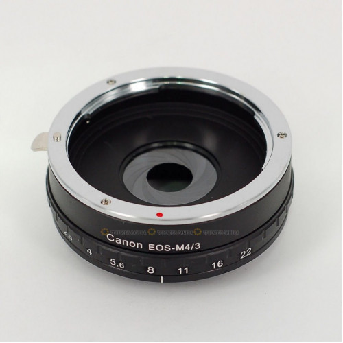 Переходник с ручной регулировкой диафрагммы EOS EF Lens to Micro M4/3 Mount