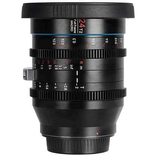 Объектив Sirui Jupiter 24mm T2 Full Frame Macro Cine Lens  на Canon EF-mount