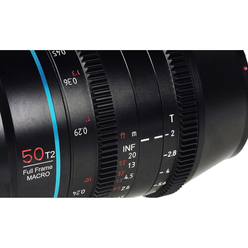Объектив Sirui Jupiter 50mm T2 Full Frame Macro Cine Lens  на Canon EF-mount