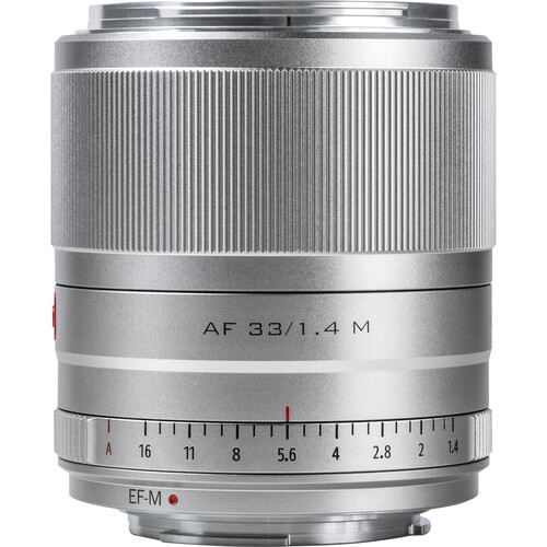 Объектив Viltrox AF 33mm f/1.4 M для Canon EF-M черный