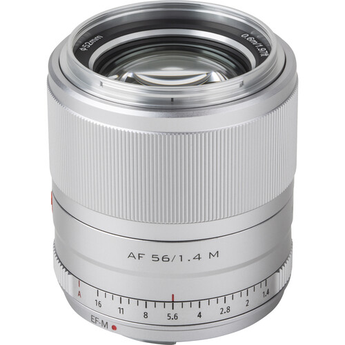 Объектив Viltrox AF 56mm f/1.4 M для Canon EF-M Silver
