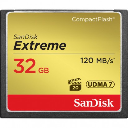 Карта памяти SanDisk Extreme CF 32Gb 120MB/s 