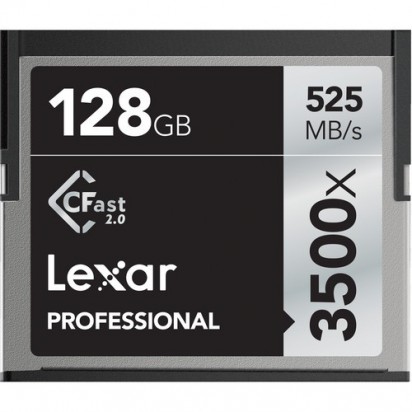 Карта памяти Lexar 128GB Professional 3500x CFast 2.0