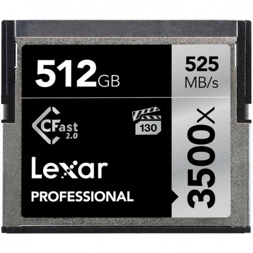 Карта памяти Lexar 512GB Professional 3500x CFast 2.0