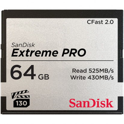 Карта памяти SanDisk 64GB Extreme PRO CFast 2.0