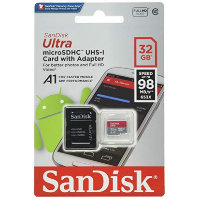 Карта памяти SanDisk  microSDXC UHS-I 32Gb 98MB/s 