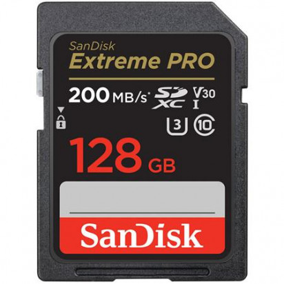 Карта памяти SanDisk Extreme Pro SDXC UHS-I 128Gb 200MB/s   