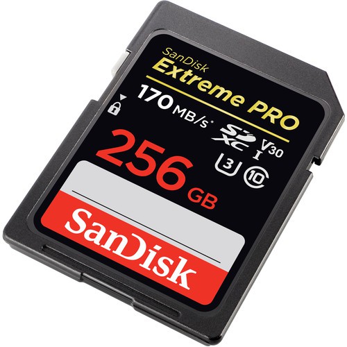 Карта памяти SanDisk Extreme Pro SDXC UHS-I 256Gb 170MB/s