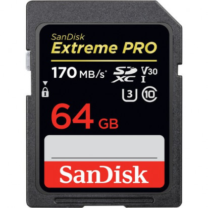 Карта памяти SanDisk Extreme Pro SDXC UHS-I 64Gb 170MB/s  