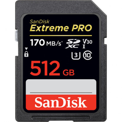 Карта памяти SanDisk Extreme Pro UHS-I SDXC 512Gb 170MB/s