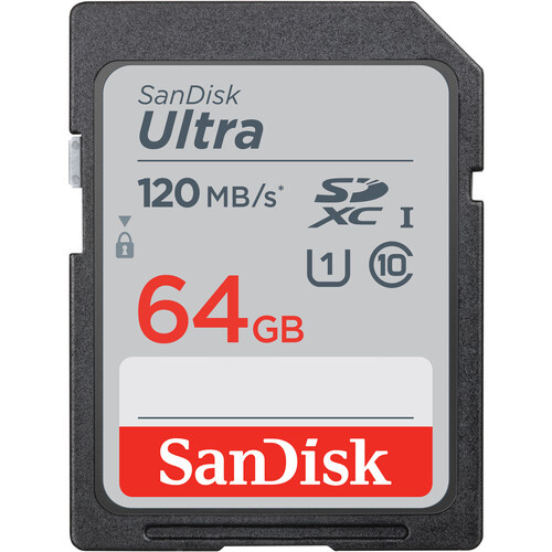 Карта памяти SanDisk Ultra SDXC UHS 64Gb 140 MB/s  