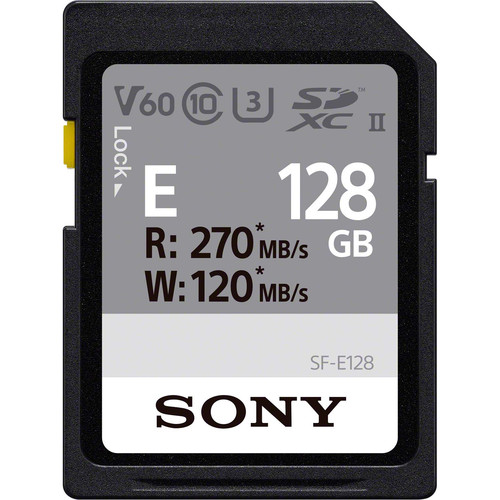 Карта памяти Sony 128GB SF-E UHS-II SDXC 120Mb/s