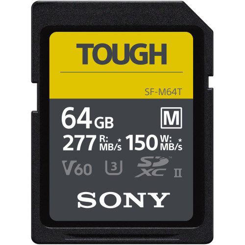Карта памяти Sony 64GB SF-M Tough Series UHS-II SDXC 150Mb/s