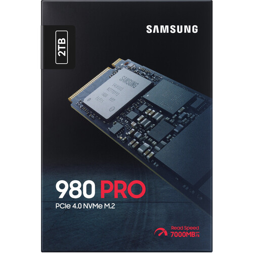 Внутренний жесткий диск Samsung 2TB 980 PRO PCIe 4.0 x4 M.2 Internal SSD