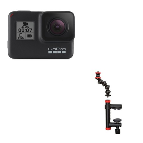 Экшн камера GoPro HERO7 Black + Держатель-струбцина Joby