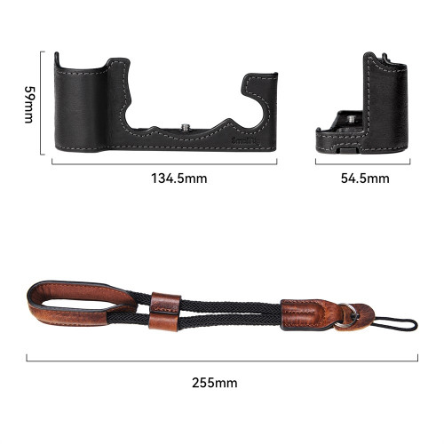 Кистевой ремень SmallRig Half Case / Wrist Strap Kit for FUJIFILM X-T5 3927