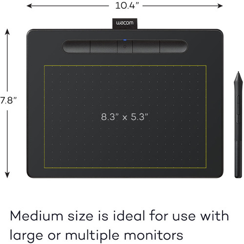 Графический планшет Wacom Intuos Bluetooth Creative Pen Tablet (Medium) CTL6100WLK0