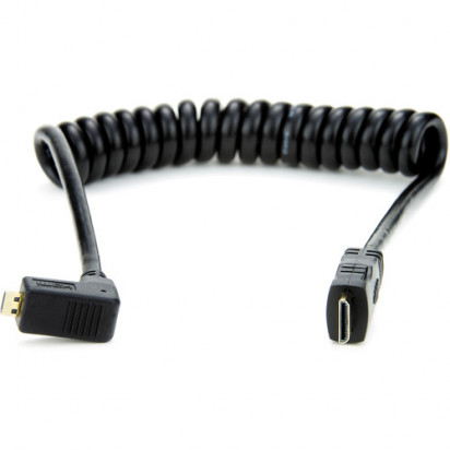 Кабель Atomos Right-Angle Micro to Mini HDMI Coiled Cable (11.8 to 17.7)