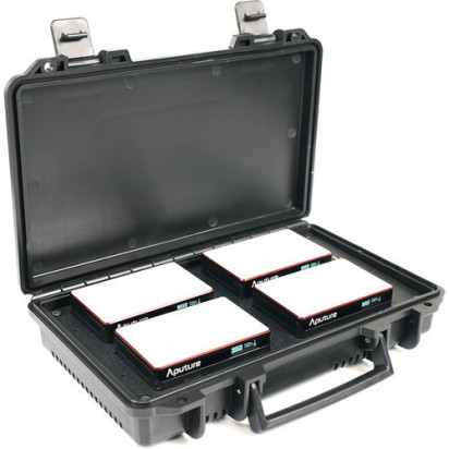 Комплект светодиодных осветителей Aputure MC 4-Light Travel Kit with Charging Case