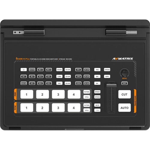 Видеомикшер AVMatrix Shark H4 PLUS 4-Channel HDMI Video Switcher with 10.1" IPS Display