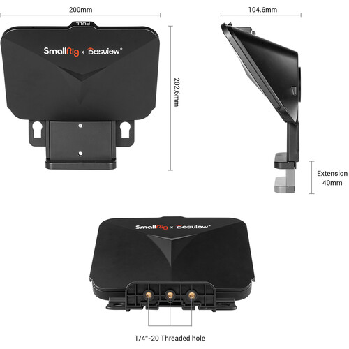 Телесуфлер SmallRig x Desview TP10 Portable Tablet/Smartphone/DSLR 3374