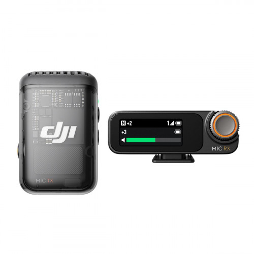 DJI Mic 2 1-Person Compact Digital Wireless Microphone System/Recorder for Camera & Smartphone (2.4 GHz)