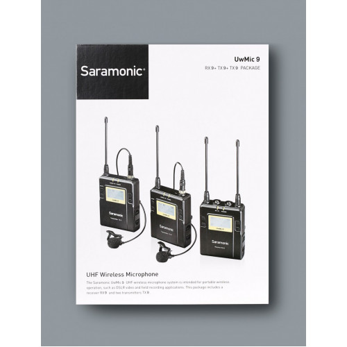 Радио петличный Saramonic UwMic9 TX9+TX9+RX9