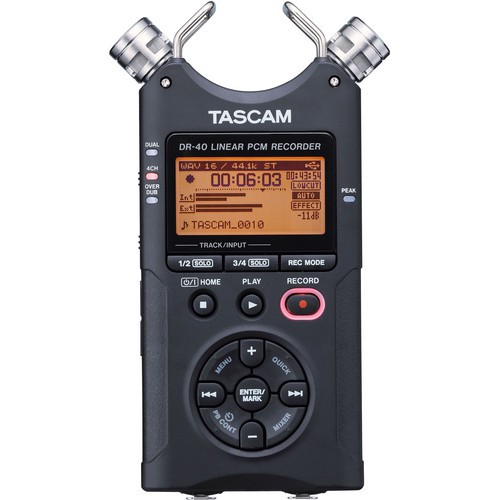 Рекордер Tascam DR-40 + Tascam Filmmaking Accessory Package 