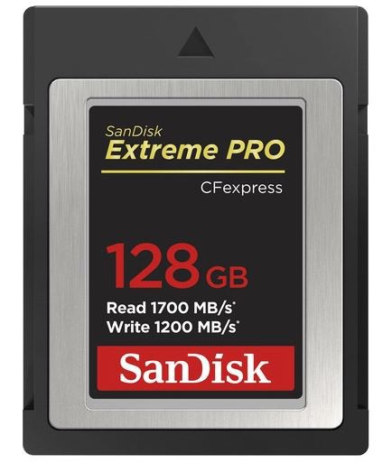 Карта памяти SanDisk 128GB Extreme PRO CFexpress Card Type B - купить в